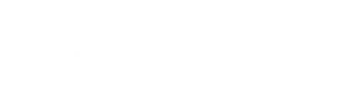 Clento Logo Valkoinen