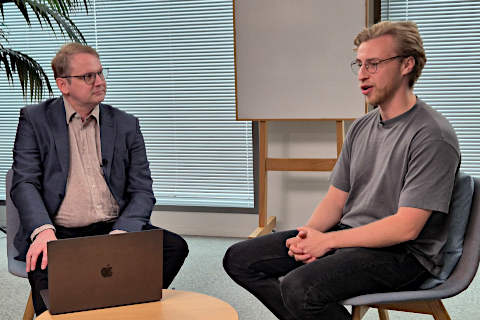 Tekoälywebinaarin puhujana Joakim Kyllönen